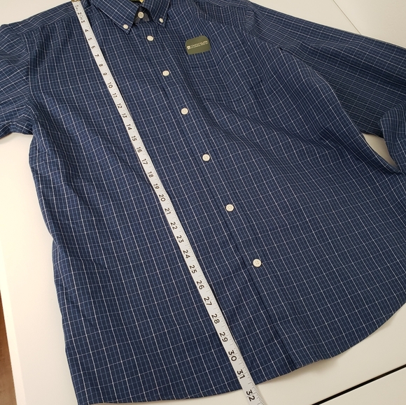 Eddie Bauer Mens Relaxed Fit Wrinkle Resitant Long Sleeve Button Shirt Size L - Picture 14 of 14